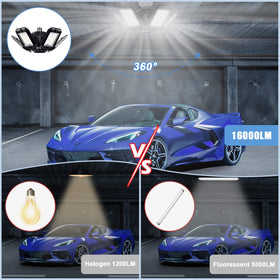 Aoretic 16000-lumen garage light brightens large spaces and workshops