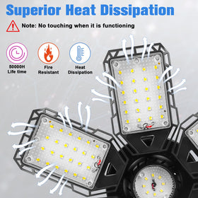 Aoretic 6500K daylight LED provides bright, crisp visibility.