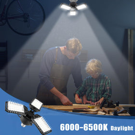 Aoretic LED garage light delivers 8000 lumens of brightness.