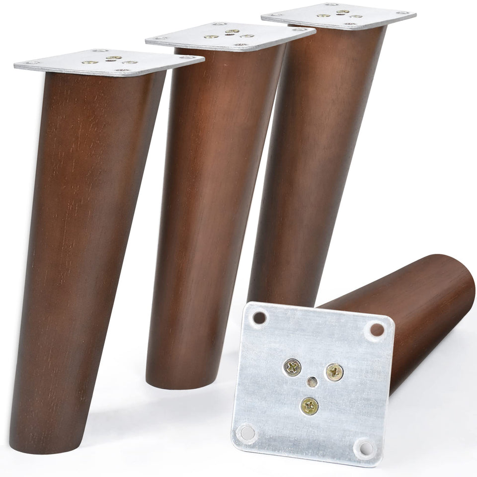 AORYVIC angled leg 8inch wooden: mid-century style upgrade for sofas.