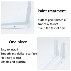 aosdanting shelf bracket with screws included for quick, easy installation.