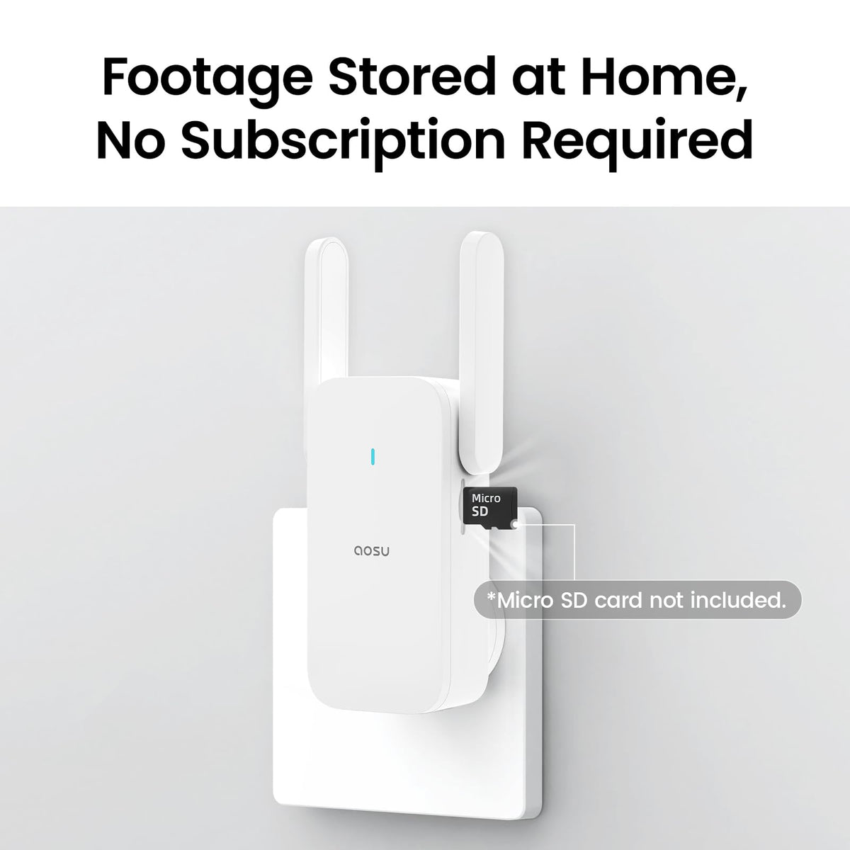 aosu doorbell camera 2K clarity for visitor identification
