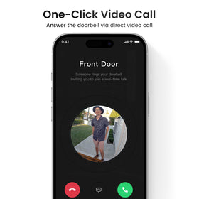 Aosu Doorbell Camera with human detection reduces false alerts and focuses on real visitors.