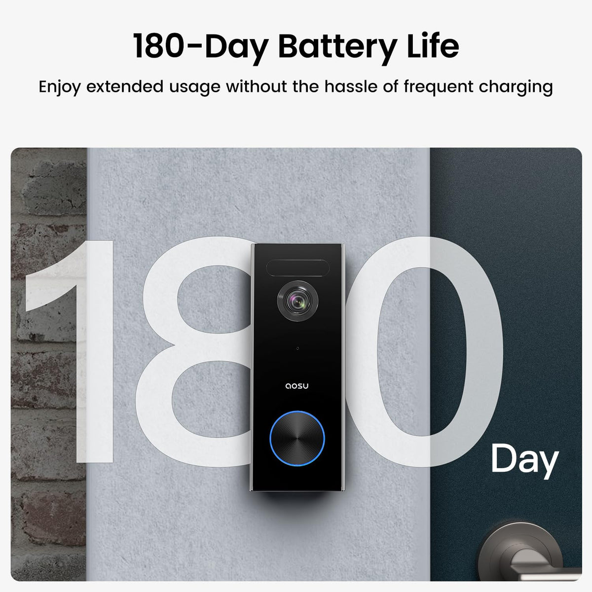 aosu doorbell camera local storage option visible