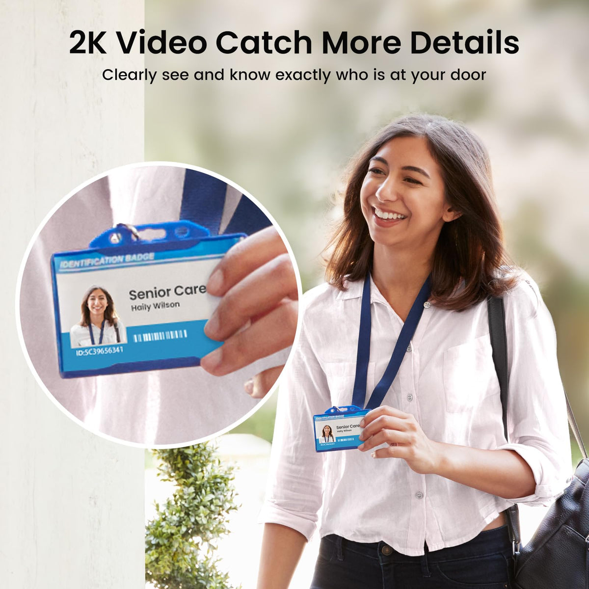 Aosu Doorbell Camera voice changer provides privacy options or deterrence during visits.