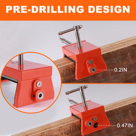Adjustable jaw width on AOVPIBY clamps supports varied stile thickness for versatile projects.