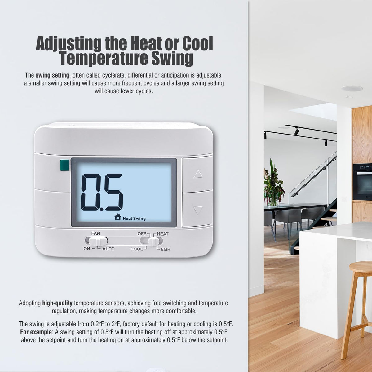Aowel AW721 heat pump compatibility up to two heat and one cool.