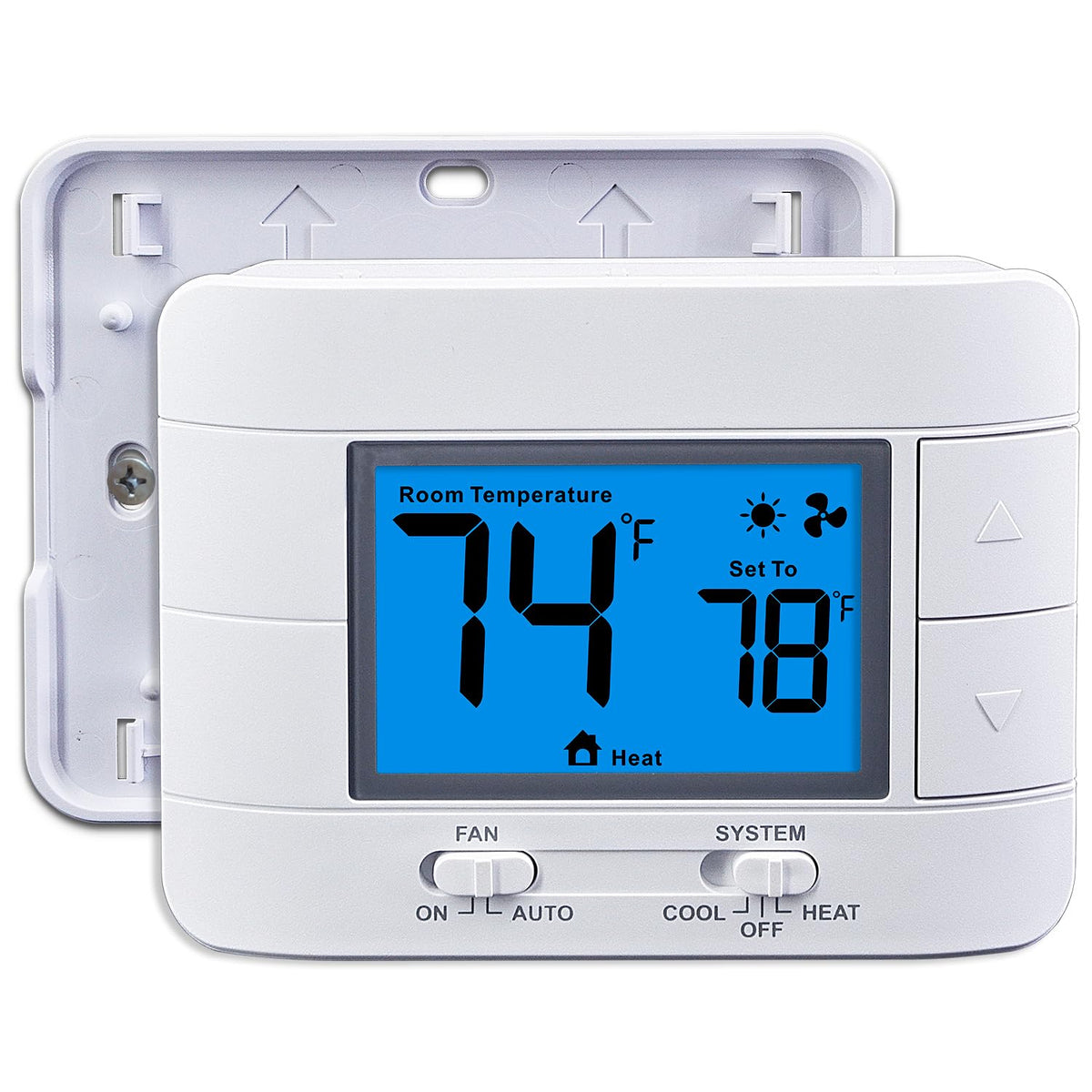Aowel thermostat base plate wiring compatibility for 2- to 5-wire setups.
