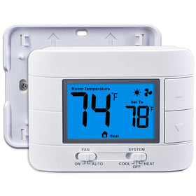 Aowel thermostat base plate wiring compatibility for 2- to 5-wire setups.