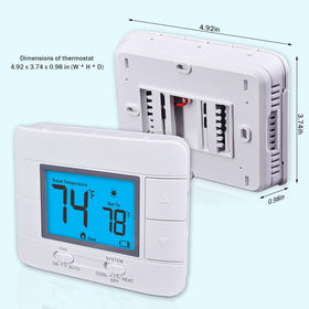Aowel thermostat separate swing settings for precise control.