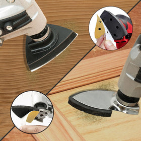 Aozzy reinforced-edge triangle sanding pads prevent slipping on edges