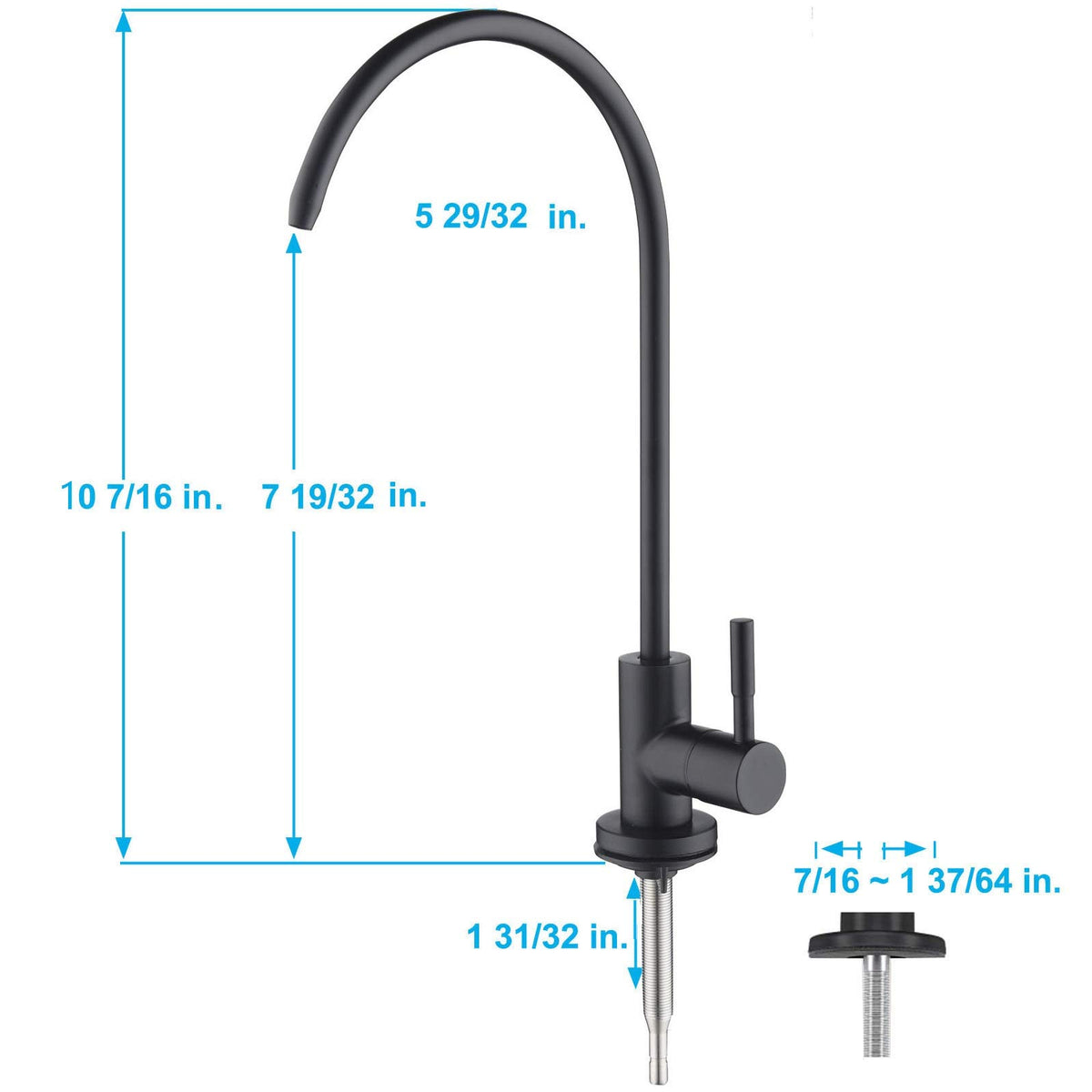 Apaix high-arch tall-spout design ideal for larger pitchers and kettles