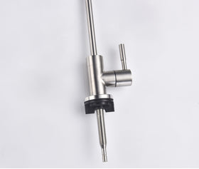 Apaix longer 1-1/2 inch stem fits through thicker countertops securely.
