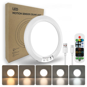 APCENS motion sensor ceiling light activates automatically for hands-free illumination.