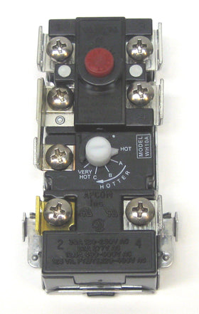APCOM WH10-A Bradford White upper thermostat image showing compatibility and control.