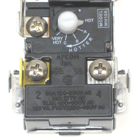 APCOM WH10-A high limit switch close up highlighting the safety feature.