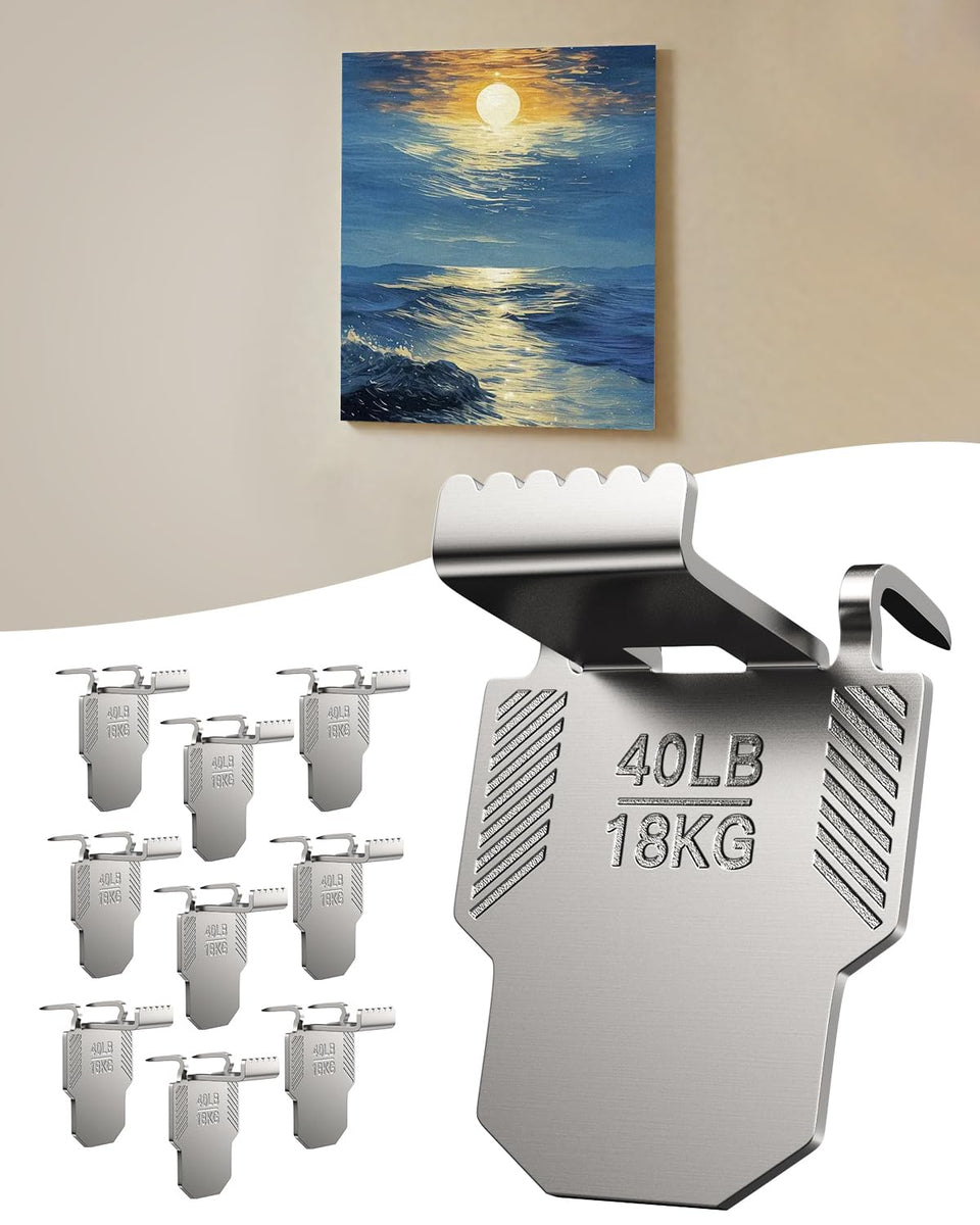 ApeBest drywall claw hanger closeup shows durable steel claws for strong holds.