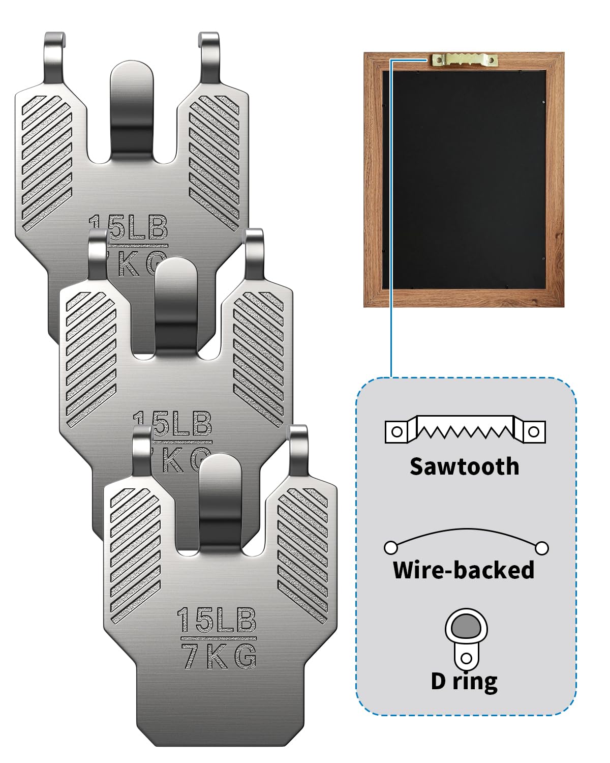 ApeBest removable hangers leave only a tiny pinhole after removal.