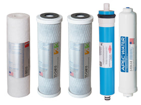 APEC Ultimate sediment filter removes dust and rust for cleaner water.