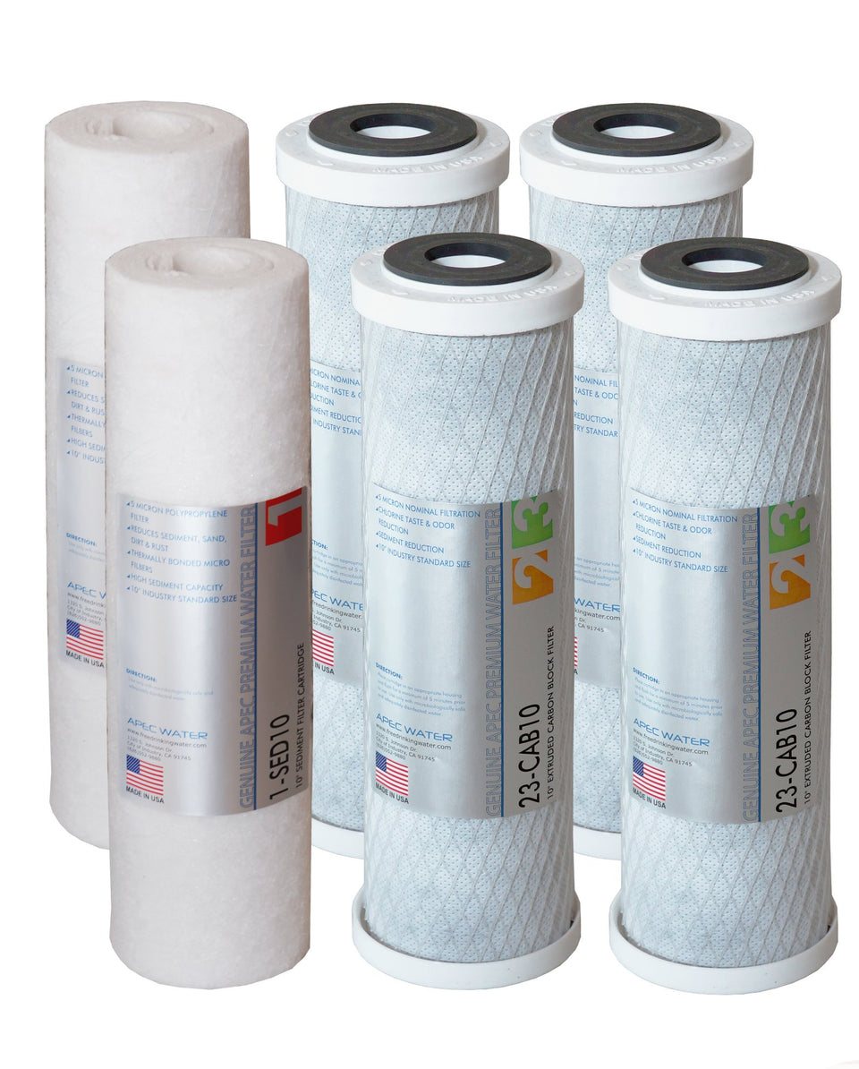 APEC Ultimate SETX2 box front showing packaging for durable under-sink filtration
