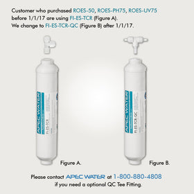 APEC Water FI-ES-TCR-QC quick-connect fitting for effortless, secure connections