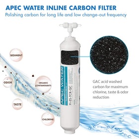 APEC Water FI-ES-TCR-QC under-sink install demonstrates tidy, easy integration