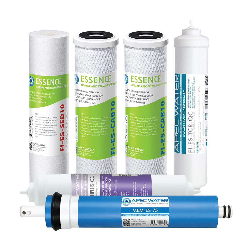APEC FILTER-MAX-ESPH Stage 1 sediment filter removes dust and rust for clean water