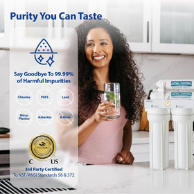 APEC Water NSF-certified-label demonstrates trusted quality for home filtration