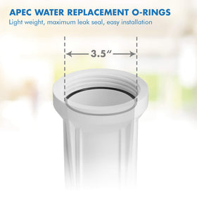 NSF-compliant materials from APEC Water O-Rings support durable filtration.