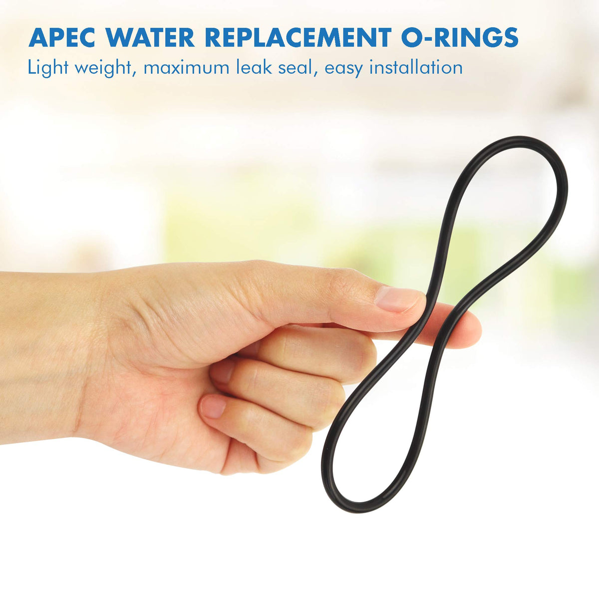 Lightweight O-Rings from APEC Water simplify RO housing installation.