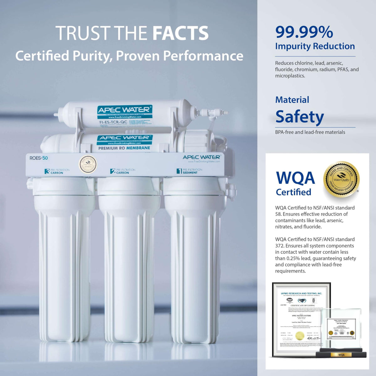 APEC Water ROES-50 water storage tank for ready-filtered water