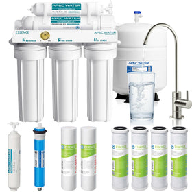 APEC Water ROES-50X filter set components for 5-stage filtration