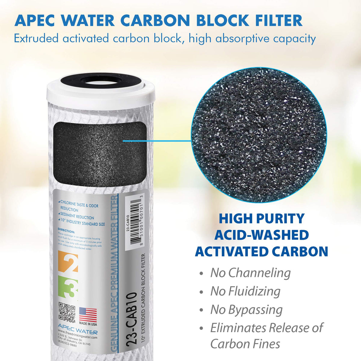 APEC Ultimate Set extends RO system life with fewer filter changes