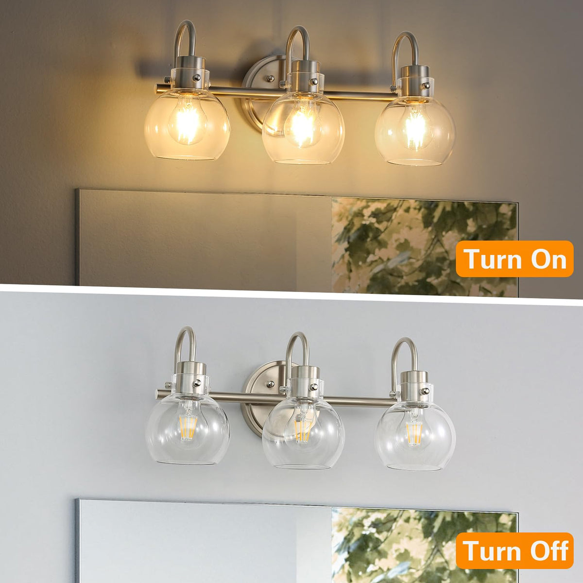 Apenath vanity light for dining rooms and bedrooms with versatile lighting options.