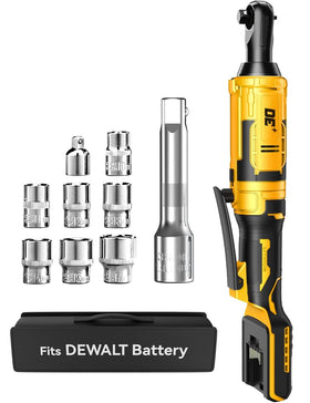 APEXPOWER three-eighths-inch cordless ratchet wrench in compact form for tight spaces