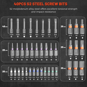 ApexSelect 32x25mm bits for electronics, furniture, and DIY tasks.