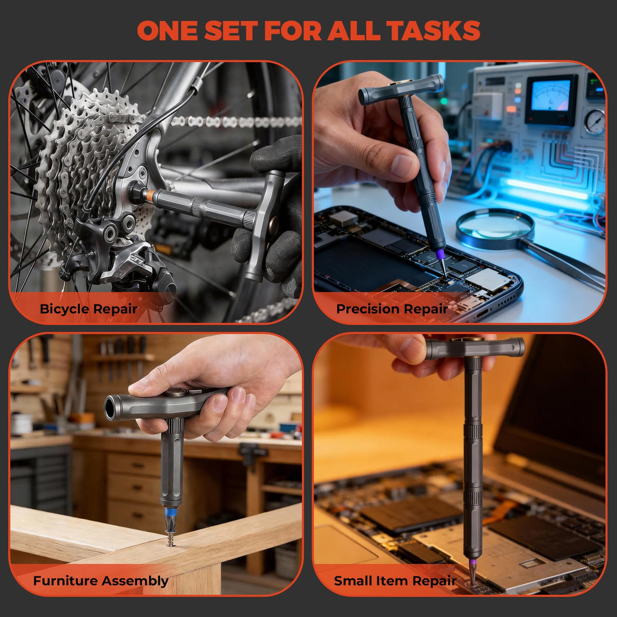 ApexSelect magnetic storage case keeps bits organized for easy transport.