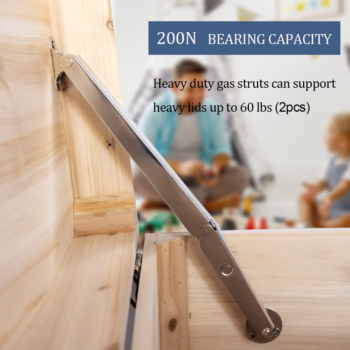 APFFSY heavy-duty chest hinge 2pcs provide reliable support for large lids.