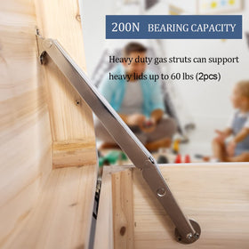 APFFSY heavy-duty chest hinge 2pcs provide reliable support for large lids.