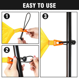 APIFRSUAK bungee cords camping gear setup for tents and boats