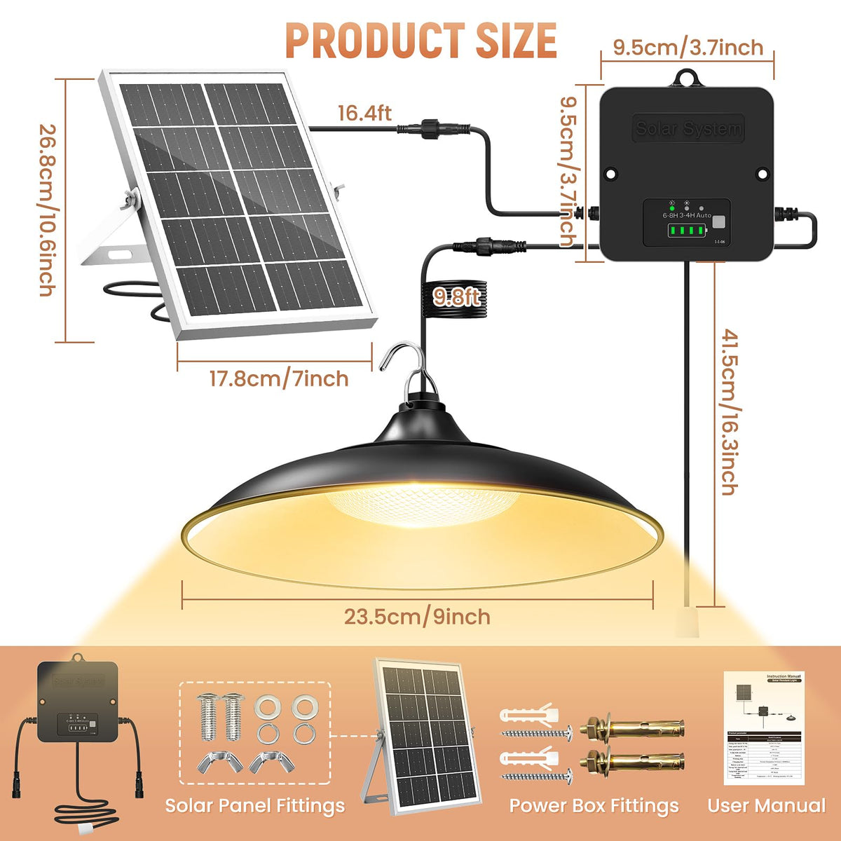 APILAB easy installation with long extension cable for flexible mounting.
