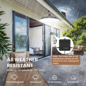 APILAB Indoor-outdoor use for barns, garages, and patios.