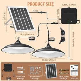 APILAB indoor outdoor lighting for barn gazebo or workshop