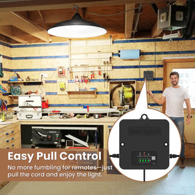 APILAB Power Box indicators show battery level at a glance.