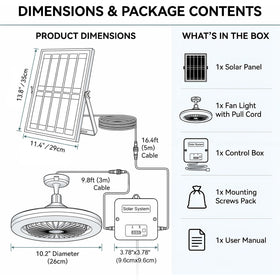 APILAB perfect for shed, gazebo, or patio during day.
