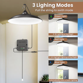 APILAB Solar Shed Light extension cable enables flexible placement.