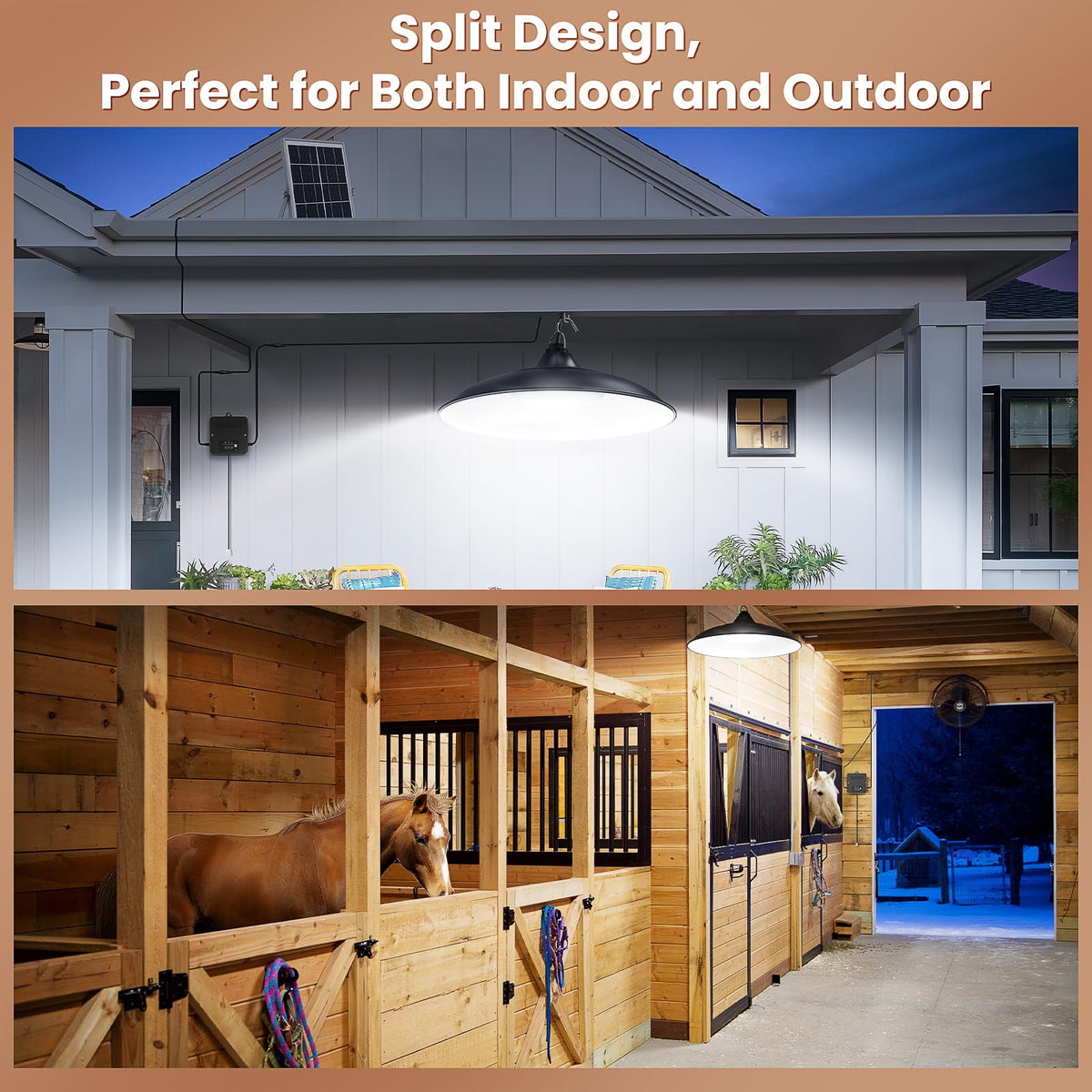 APILAB Solar Shed Light IP65-rated shell withstands rain and snow.