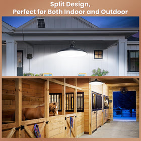 APILAB Solar Shed Light IP65-rated shell withstands rain and snow.