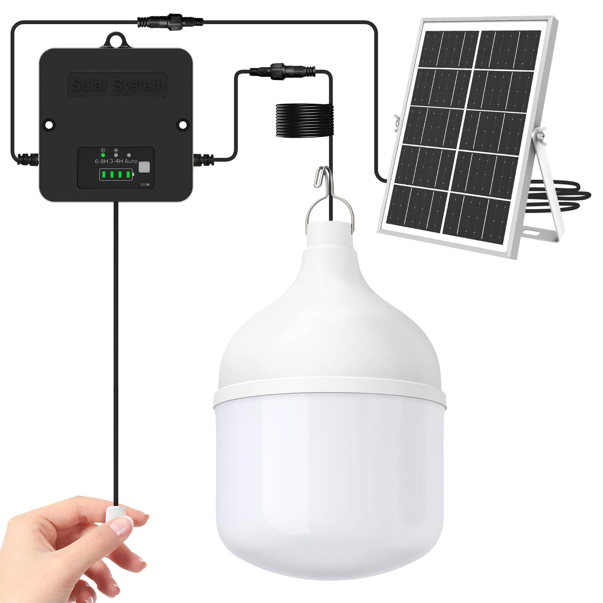 APILAB Solar Shed Light panel provides even illumination for large indoor spaces