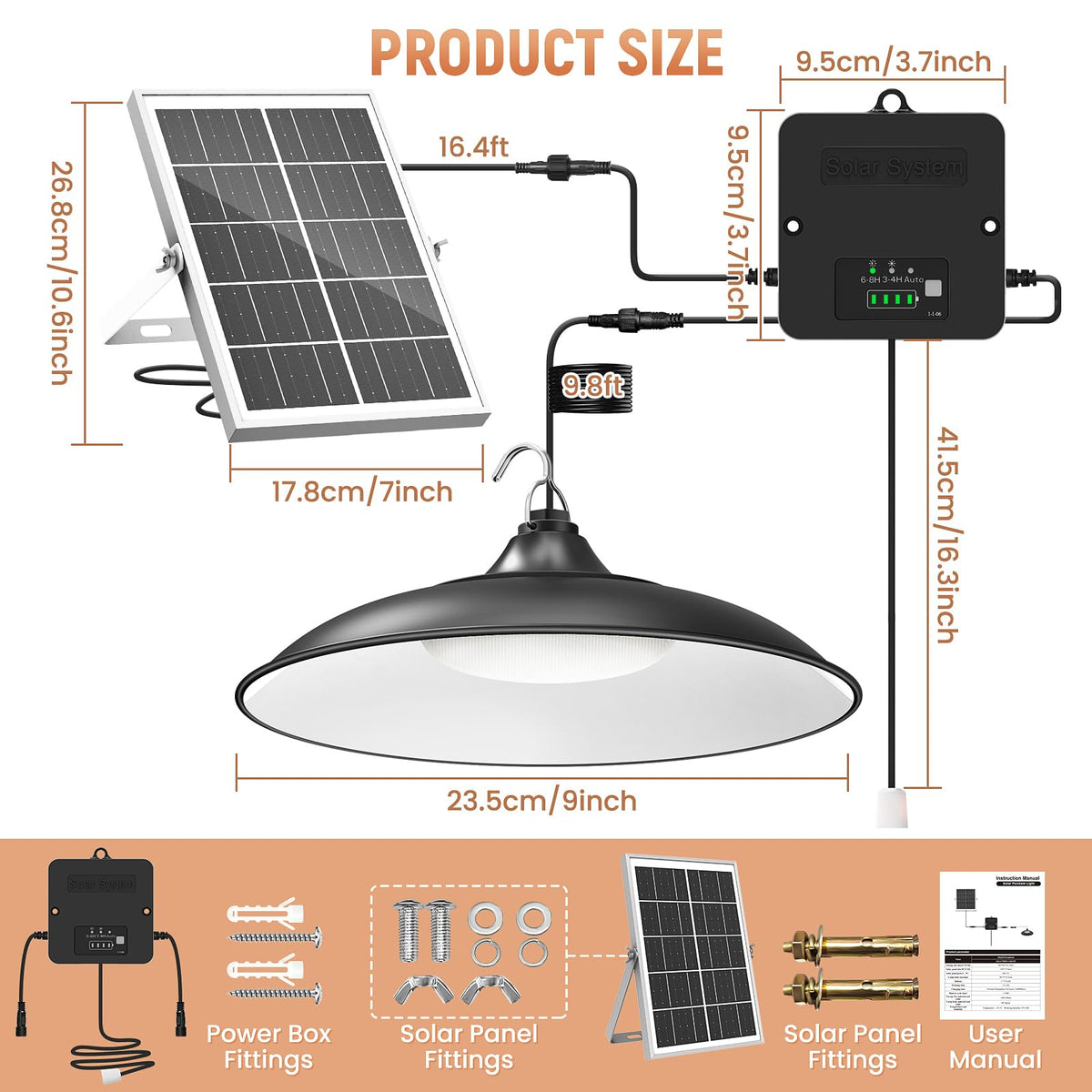 APILAB Solar Shed Light mounted in a shed for year-round lighting.